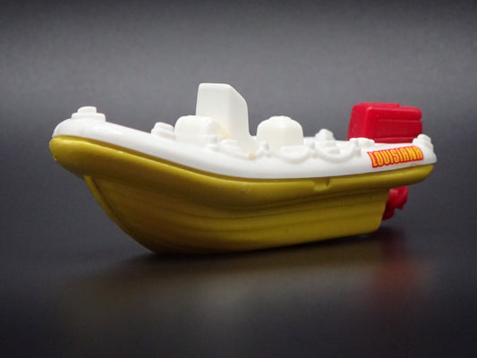 RAFT BOAT w/ TRAILER LOUSIANA 1/64 MB SCALE COLLECTIBLE DIORAMA PROP MODEL