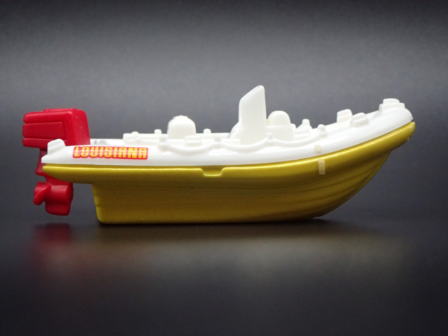 RAFT BOAT w/ TRAILER LOUSIANA 1/64 MB SCALE COLLECTIBLE DIORAMA PROP MODEL