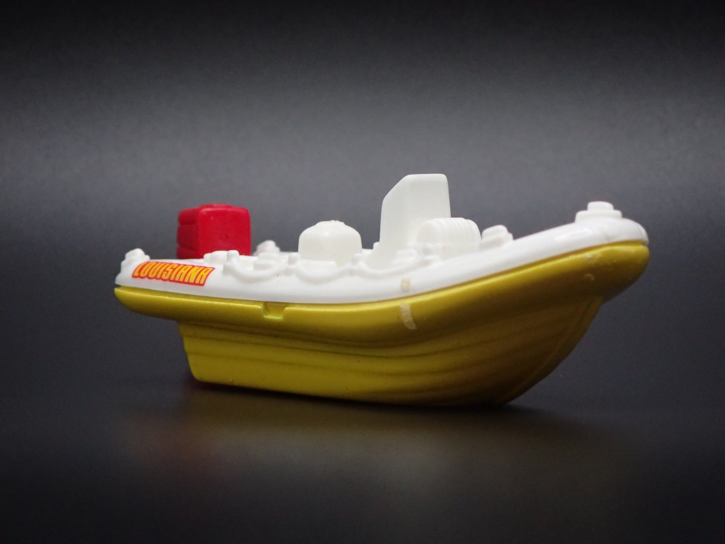 RAFT BOAT w/ TRAILER LOUSIANA 1/64 MB SCALE COLLECTIBLE DIORAMA PROP MODEL