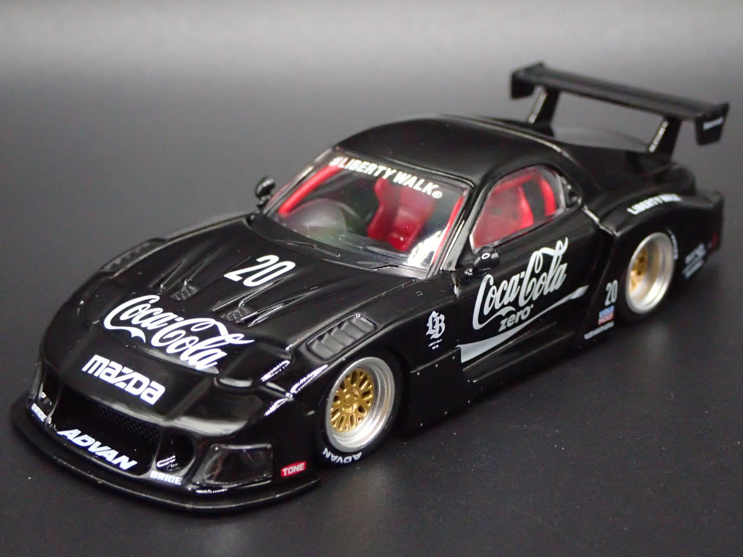 MAZDA RX7 FD3S LB-SUPER SILHOUETTE LIBERTY WALK JDM 1:64 SCALE DIECAST MODEL CAR