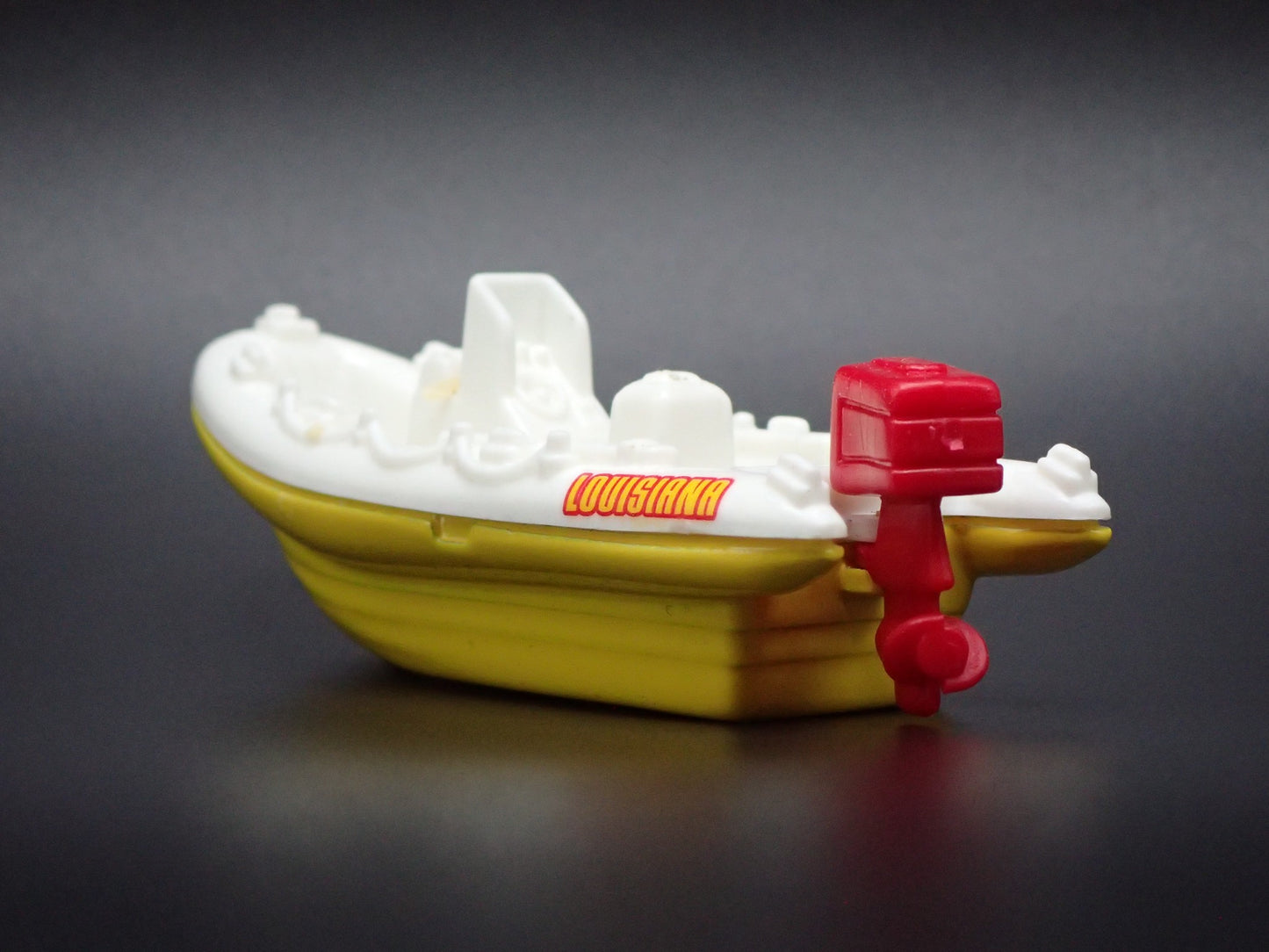 RAFT BOAT w/ TRAILER LOUSIANA 1/64 MB SCALE COLLECTIBLE DIORAMA PROP MODEL