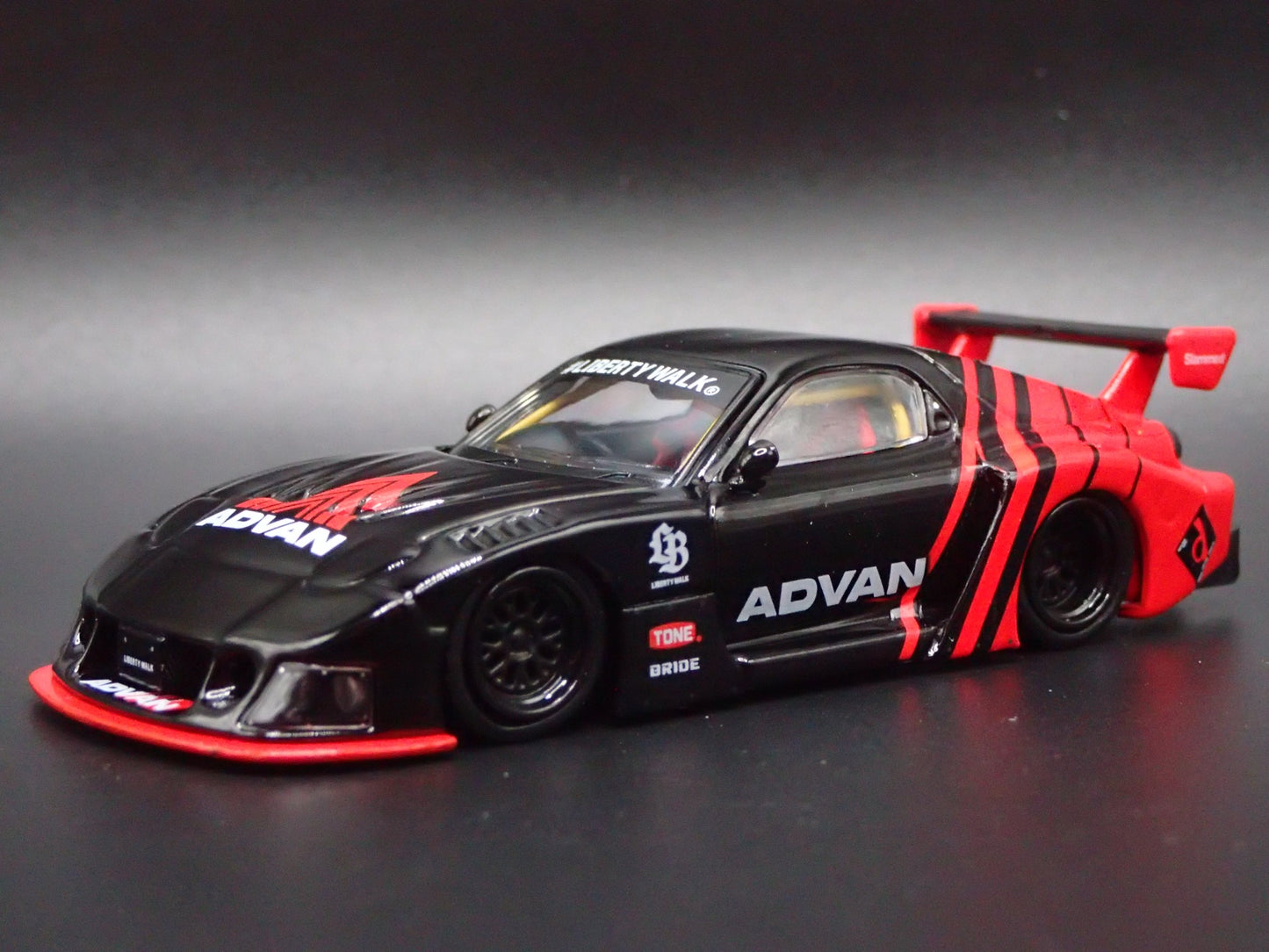 MAZDA RX7 FD3S LB-SUPER SILHOUETTE LIBERTY WALK JDM 1:64 SCALE DIECAST MODEL CAR