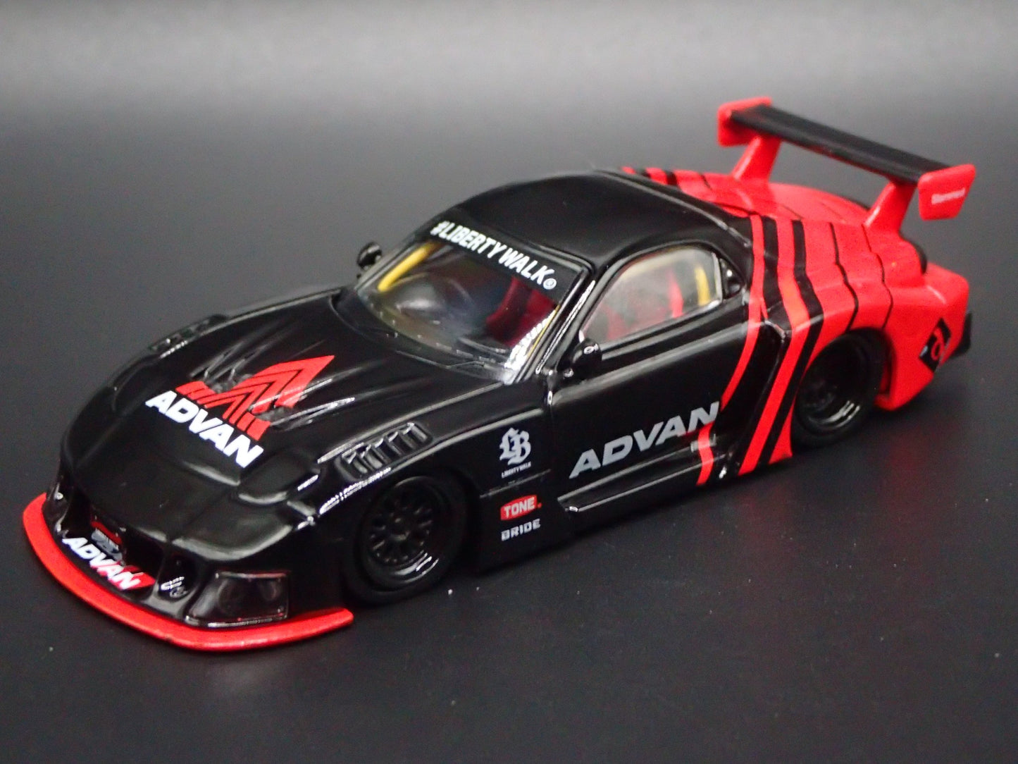 MAZDA RX7 FD3S LB-SUPER SILHOUETTE LIBERTY WALK JDM 1:64 SCALE DIECAST MODEL CAR