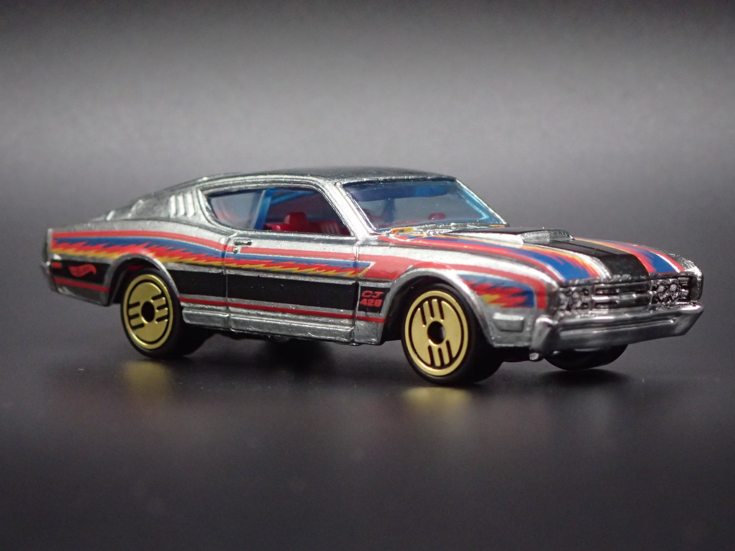 1969 69 MERCURY CYCLONE 428 SILVER RARE 1:64 SCALE COLLECTIBLE DIECAST MODEL CAR