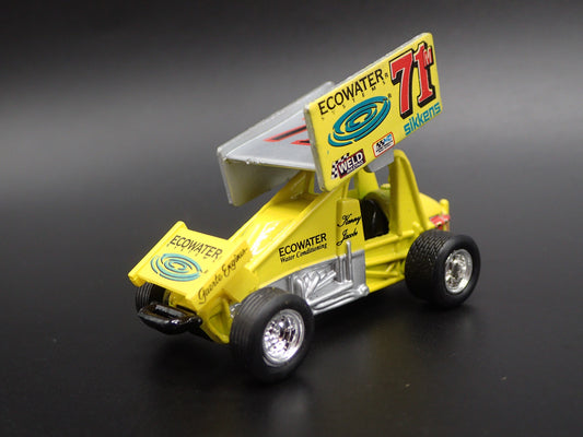 SPRINT CAR #71M KENNY JACOBS ECOWATER 1:64 SCALE DIORAMA DIECAST MODEL CAR