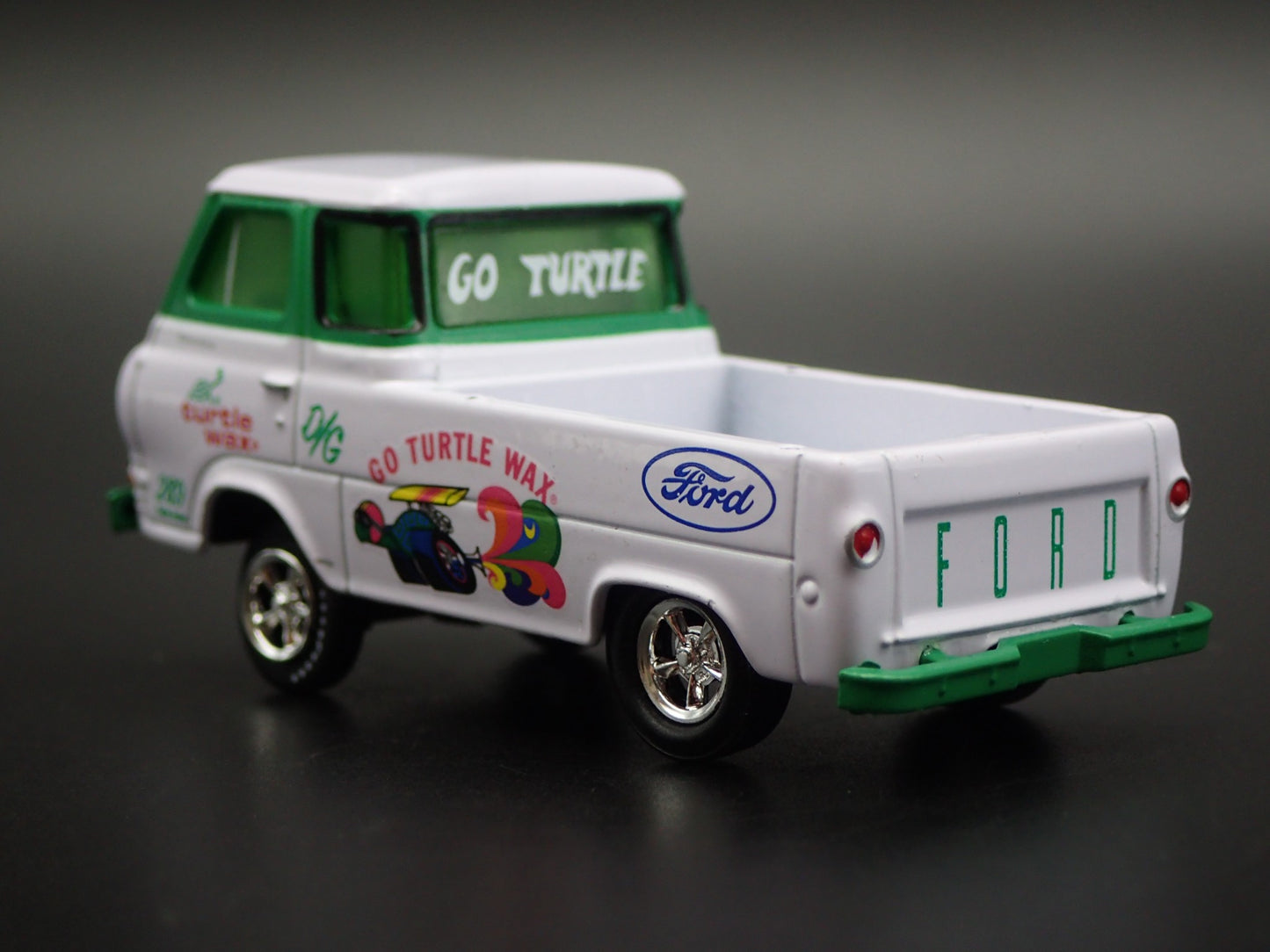 1965 FORD ECONOLINE PICKUP TRUCK TURTLE WAX GASSER 1:64 SCALE DIECAST MODEL CAR