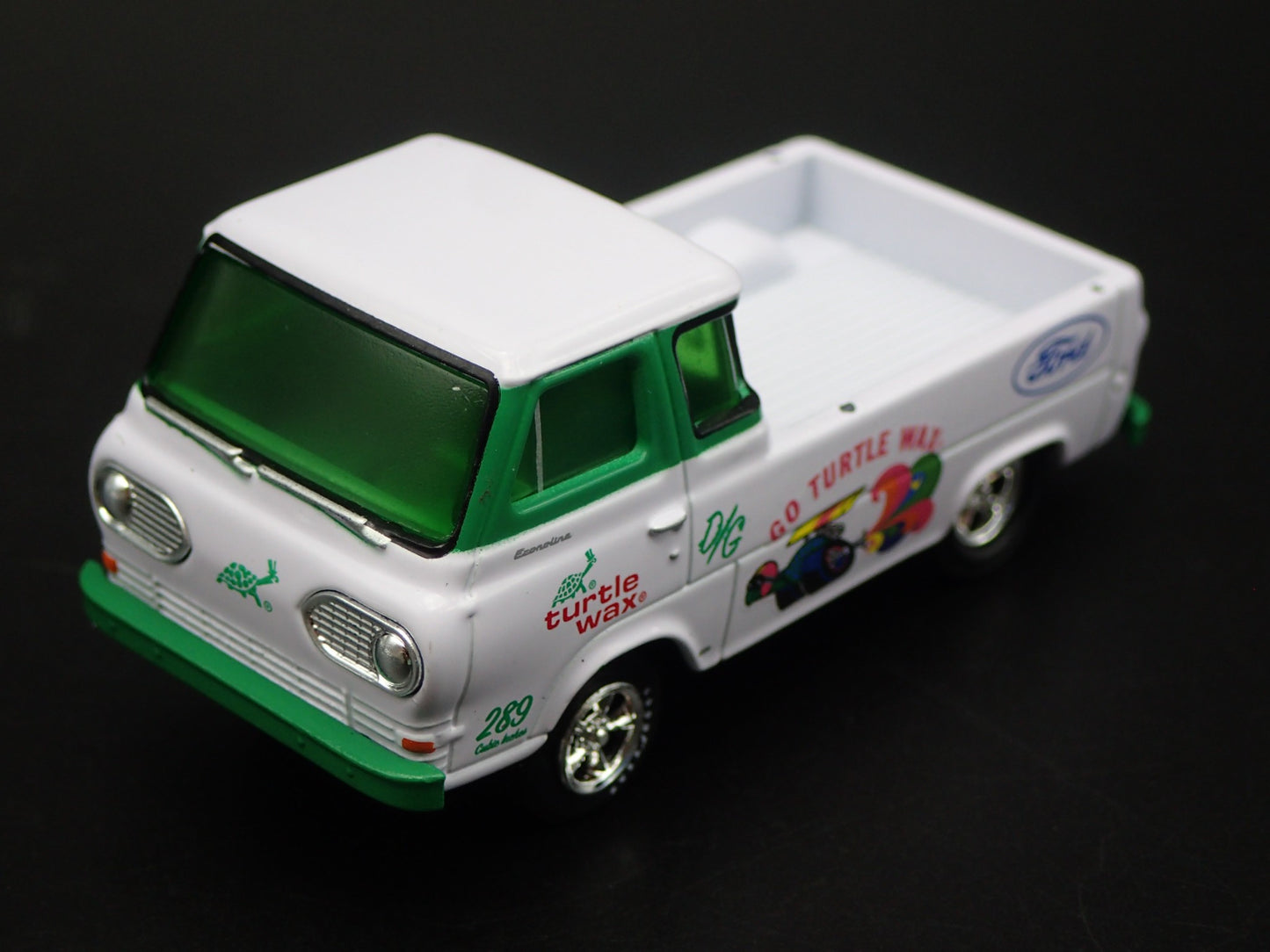 1965 FORD ECONOLINE PICKUP TRUCK TURTLE WAX GASSER 1:64 SCALE DIECAST MODEL CAR