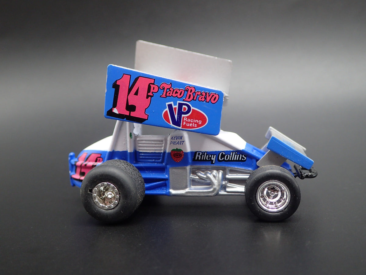 SPRINT CAR #14P KEVIN PYLANT VP RACING TACO 1:64 SCALE DIORAMA DIECAST MODEL CAR-Burning Rubber Toy Company