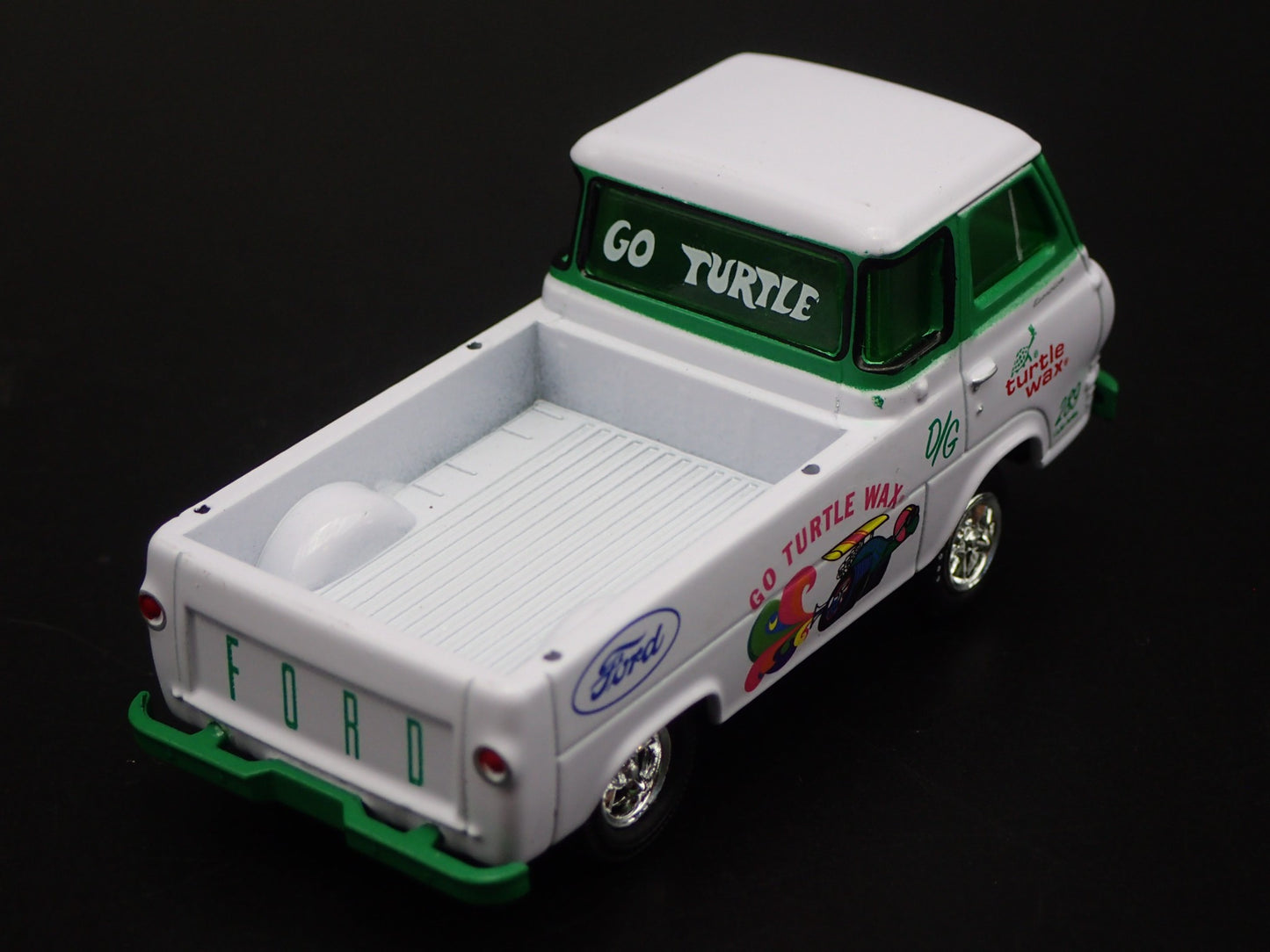 1965 FORD ECONOLINE PICKUP TRUCK TURTLE WAX GASSER 1:64 SCALE DIECAST MODEL CAR