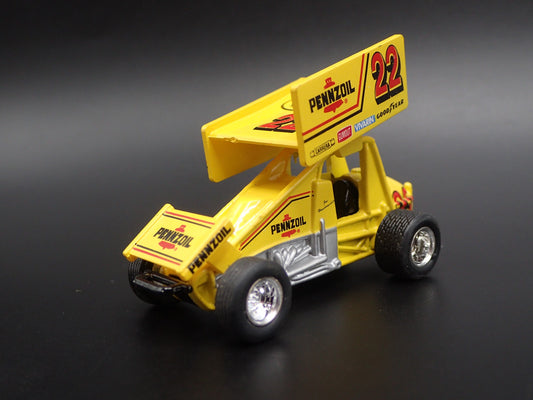 SPRINT CAR #22 JAC HAUDENSCHILD PENNZOIL 1:64 SCALE DIORAMA DIECAST MODEL CAR