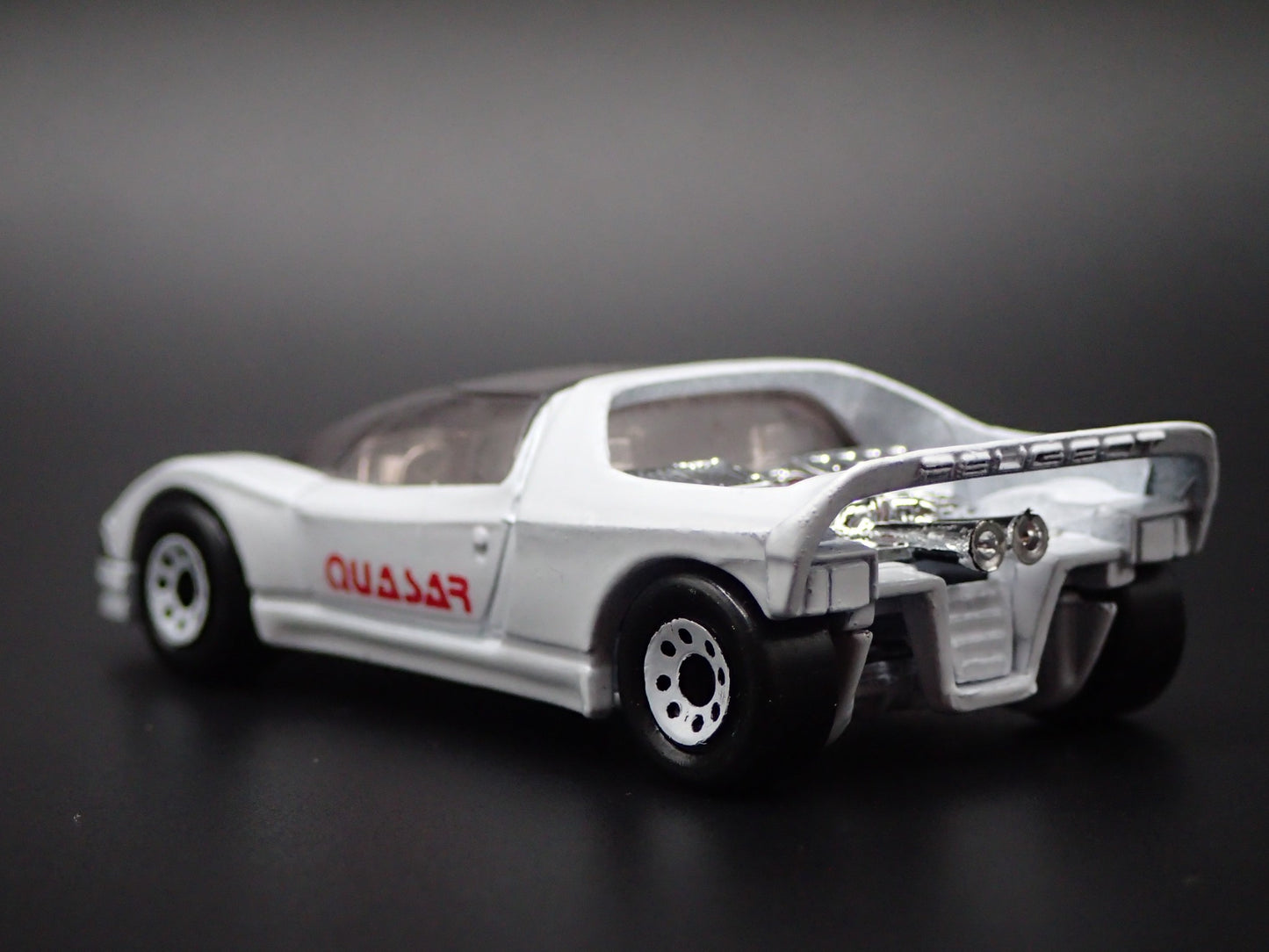 1984 84 PEUGEOT CONCEPT WHITE 1:64 SCALE COLLECTIBLE DIORAMA DIECAST MODEL CAR