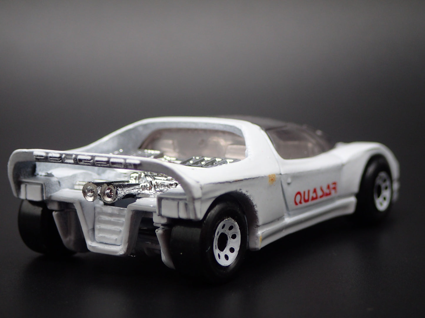 1984 84 PEUGEOT CONCEPT WHITE 1:64 SCALE COLLECTIBLE DIORAMA DIECAST MODEL CAR