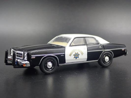 1978 78 DODGE MONACO CHP CALIFORNIA HIGHWAY POLICE CAR 1/64 SCALE DIECAST MODEL-Burning Rubber Toy Company