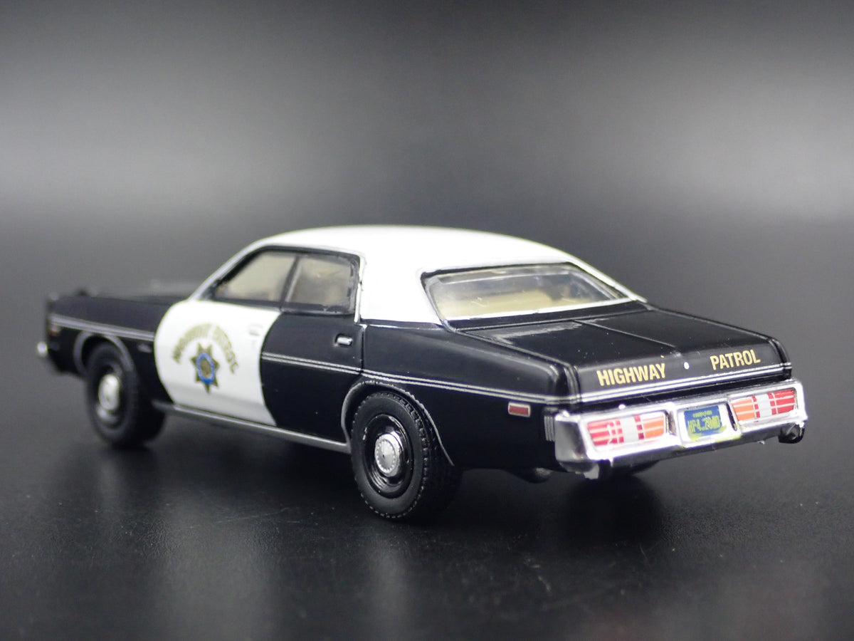1978 78 DODGE MONACO CHP CALIFORNIA HIGHWAY POLICE CAR 1/64 SCALE DIECAST MODEL-Burning Rubber Toy Company