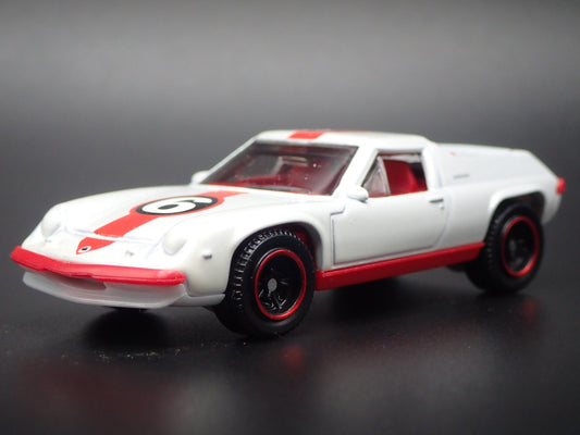 1966-1975 LOTUS EUROPA WHITE 1/64 SCALE COLLECTIBLE DIORAMA DIECAST MODEL CAR