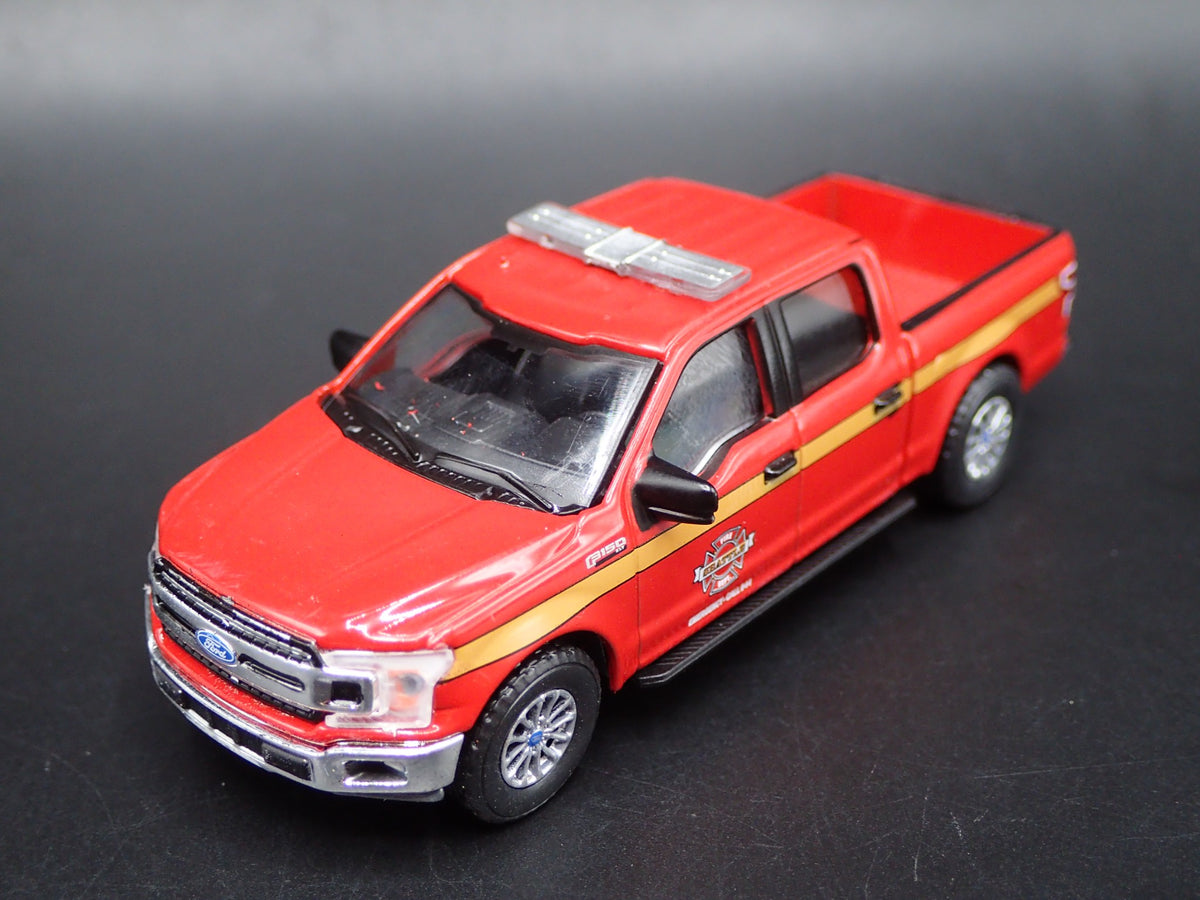 2018 18 FORD F150 PICKUP TRUCK SEATTLE WA FIRE DEPT 1:64 SCALE DIECAST MODEL CAR-Burning Rubber Toy Company