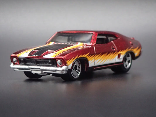 1973 73 FORD FALCON XB RED 1:64 SCALE COLLECTIBLE DIORAMA DIECAST MODEL CAR