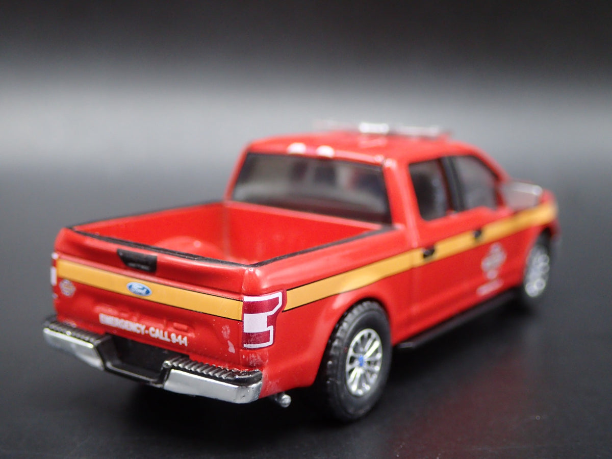 2018 18 FORD F150 PICKUP TRUCK SEATTLE WA FIRE DEPT 1:64 SCALE DIECAST MODEL CAR-Burning Rubber Toy Company