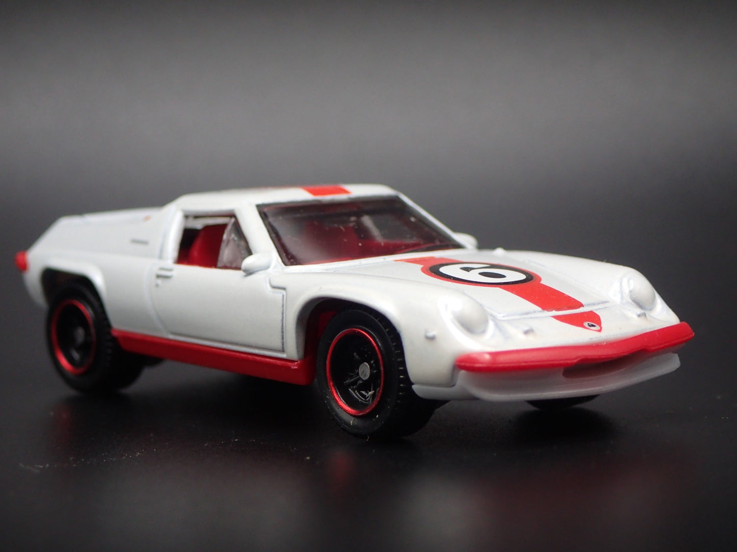 1966-1975 LOTUS EUROPA WHITE 1/64 SCALE COLLECTIBLE DIORAMA DIECAST MODEL CAR
