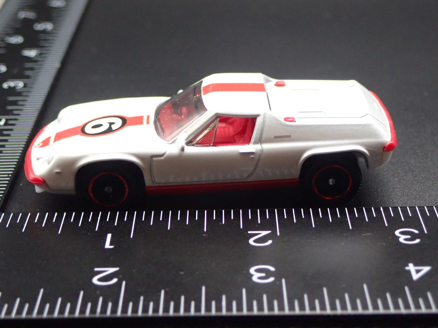 1966-1975 LOTUS EUROPA WHITE 1/64 SCALE COLLECTIBLE DIORAMA DIECAST MODEL CAR