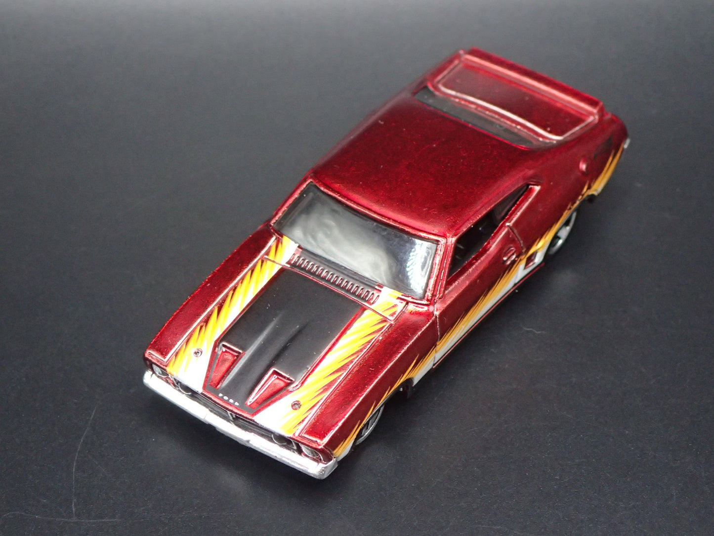 1973 73 FORD FALCON XB RED 1:64 SCALE COLLECTIBLE DIORAMA DIECAST MODEL CAR