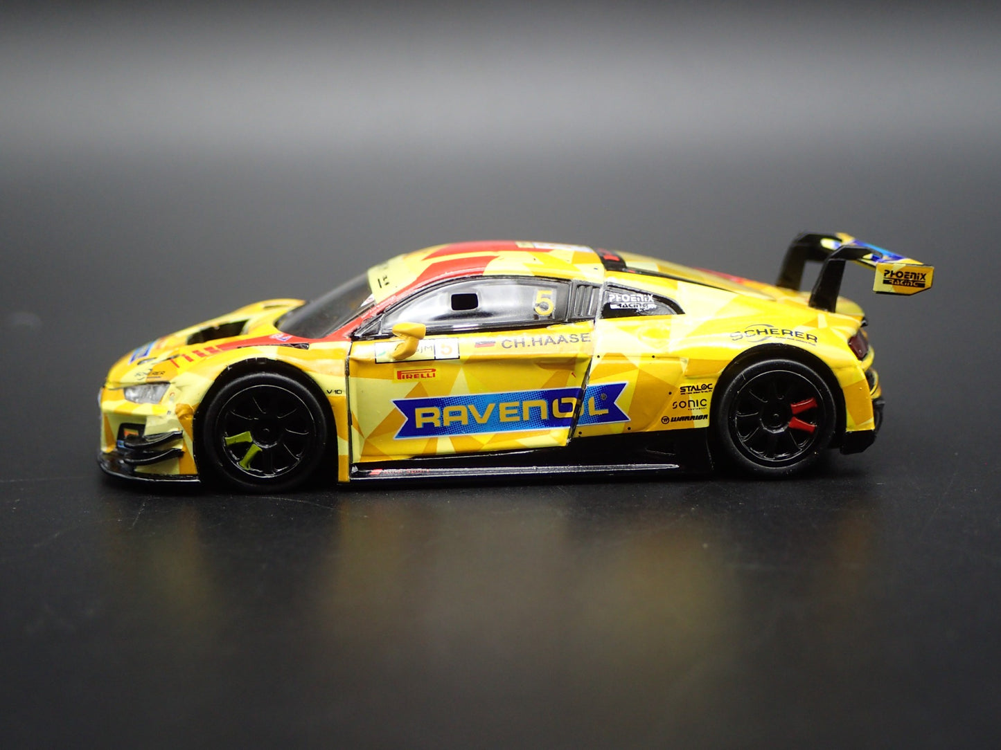 2019 19 AUDI R8 LMS #5 FIA MACAU GT WORLD CUP 1:64 SCALE DIECAST MODEL CAR