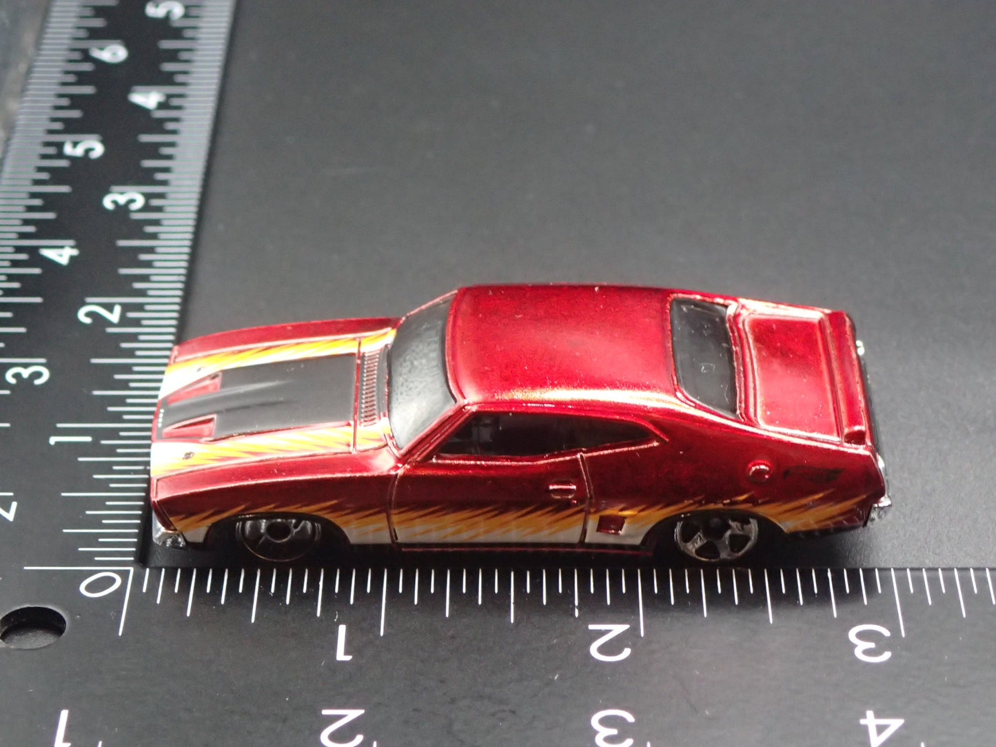 1973 73 FORD FALCON XB RED 1:64 SCALE COLLECTIBLE DIORAMA DIECAST MODEL CAR