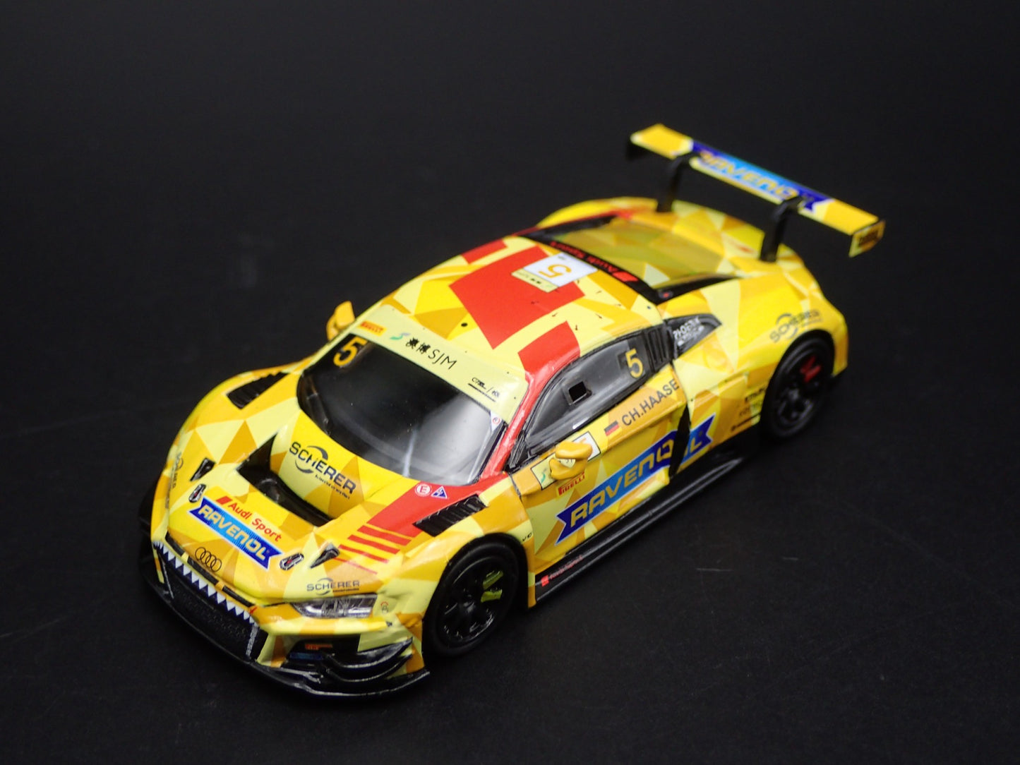 2019 19 AUDI R8 LMS #5 FIA MACAU GT WORLD CUP 1:64 SCALE DIECAST MODEL CAR