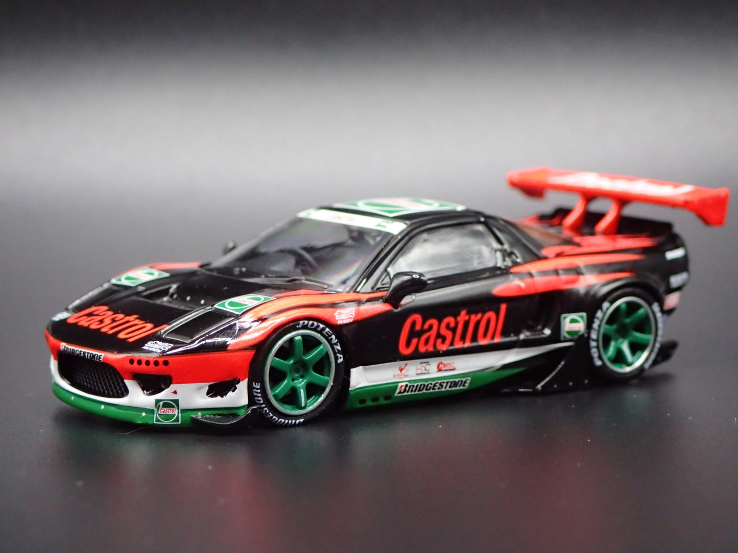 ACURA NSX NA1 ROCKET BUNNY V2 AERO CASTROL RARE 1:64 SCALE DIECAST MODEL CAR