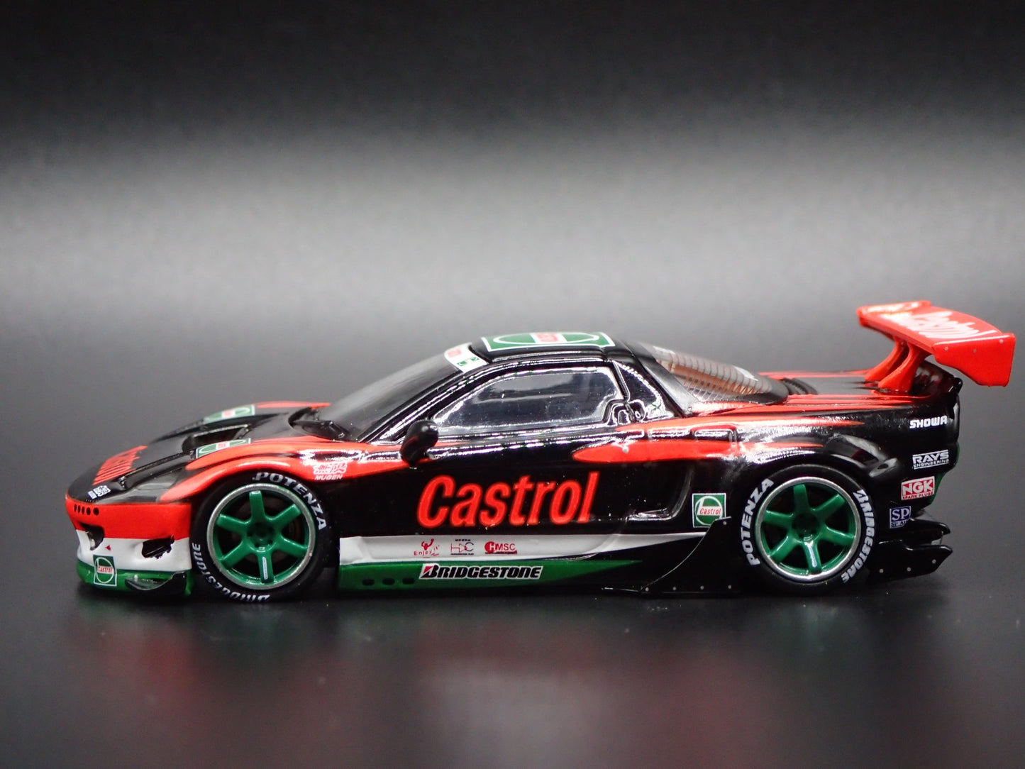 ACURA NSX NA1 ROCKET BUNNY V2 AERO CASTROL RARE 1:64 SCALE DIECAST MODEL CAR
