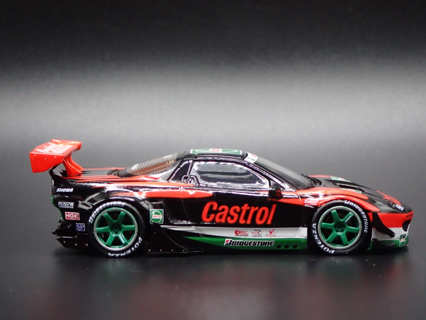 ACURA NSX NA1 ROCKET BUNNY V2 AERO CASTROL RARE 1:64 SCALE DIECAST MODEL CAR
