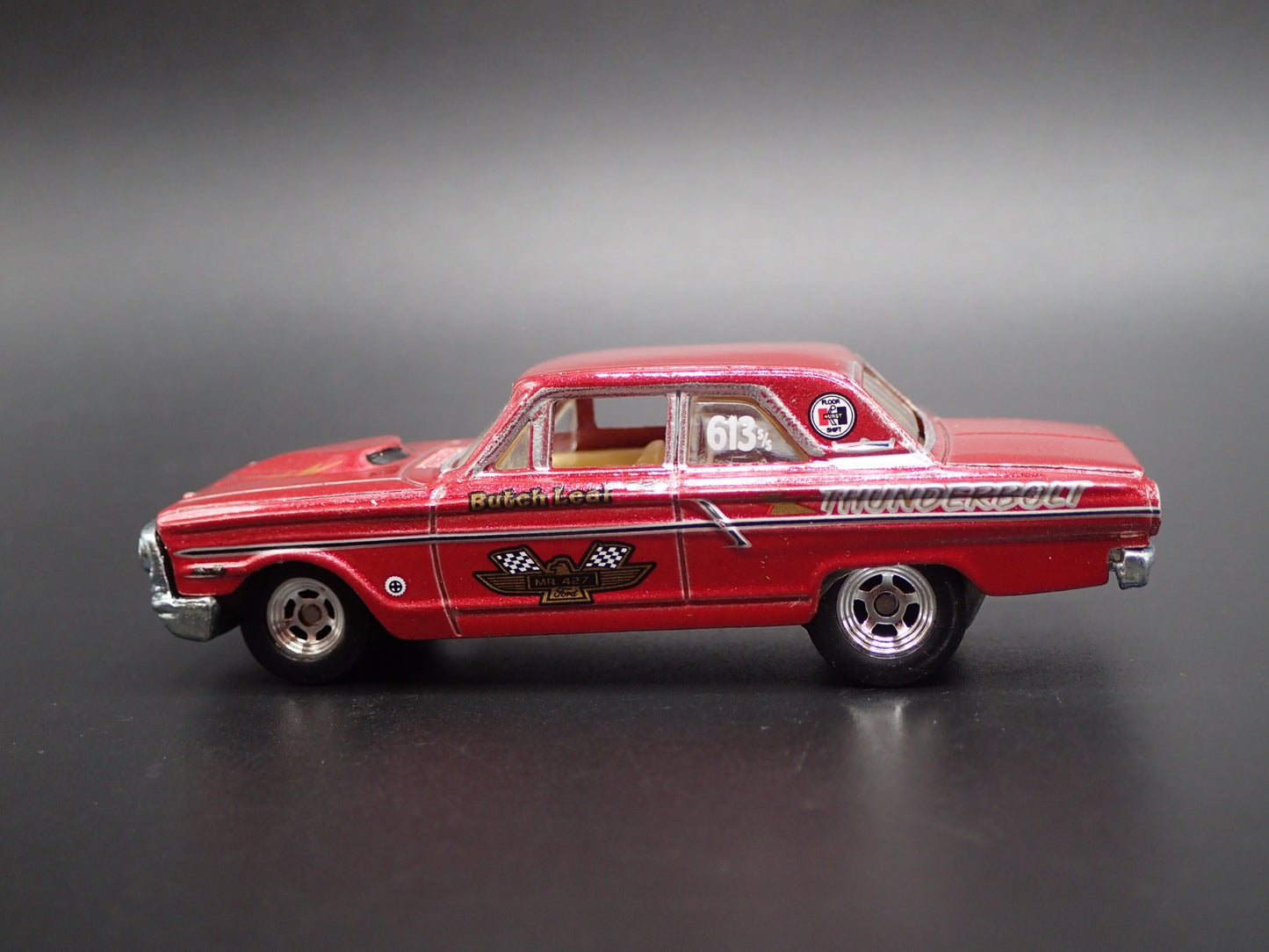 1964 64 FORD THUNDERBOLT RED 1:64 SCALE COLLECTIBLE DIORAMA DIECAST MODEL CAR