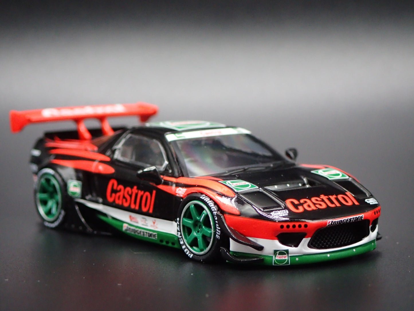 ACURA NSX NA1 ROCKET BUNNY V2 AERO CASTROL RARE 1:64 SCALE DIECAST MODEL CAR