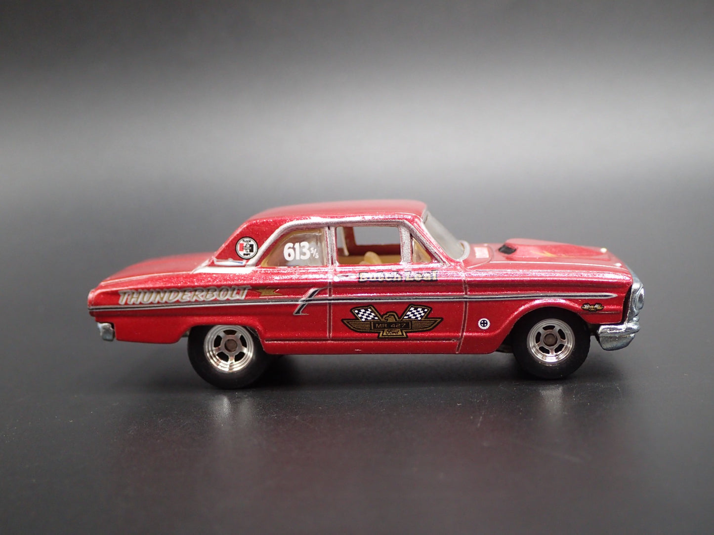 1964 64 FORD THUNDERBOLT RED 1:64 SCALE COLLECTIBLE DIORAMA DIECAST MODEL CAR