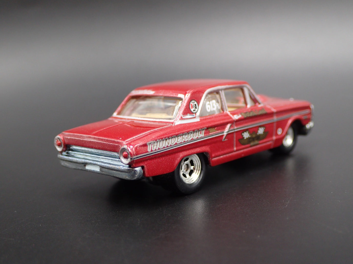 1964 64 FORD THUNDERBOLT RED 1:64 SCALE COLLECTIBLE DIORAMA DIECAST MODEL CAR