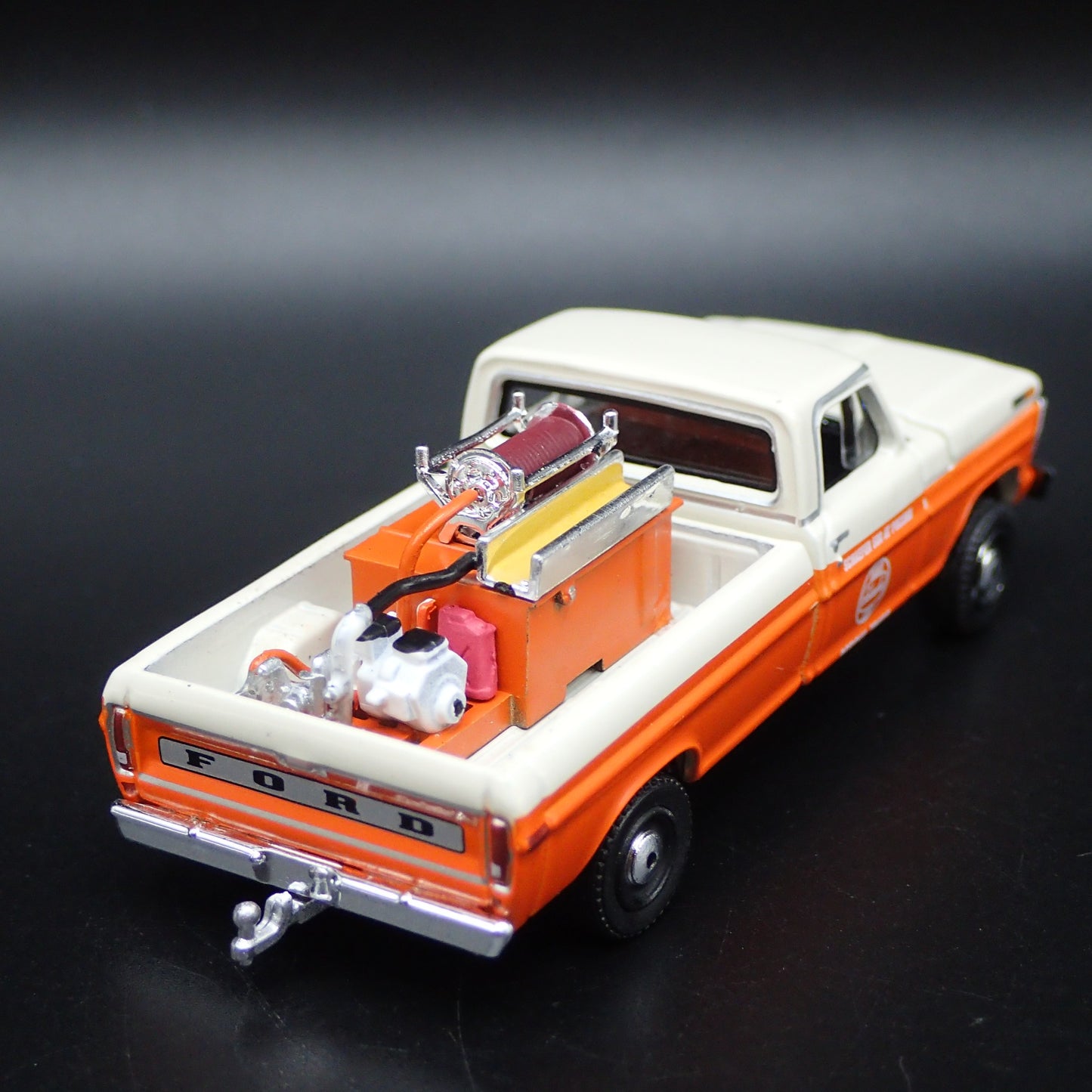 1971 71 FORD F250 PICKUP TRUCK SCHAEFER 500 POCONO 1/64 SCALE DIECAST MODEL CAR2