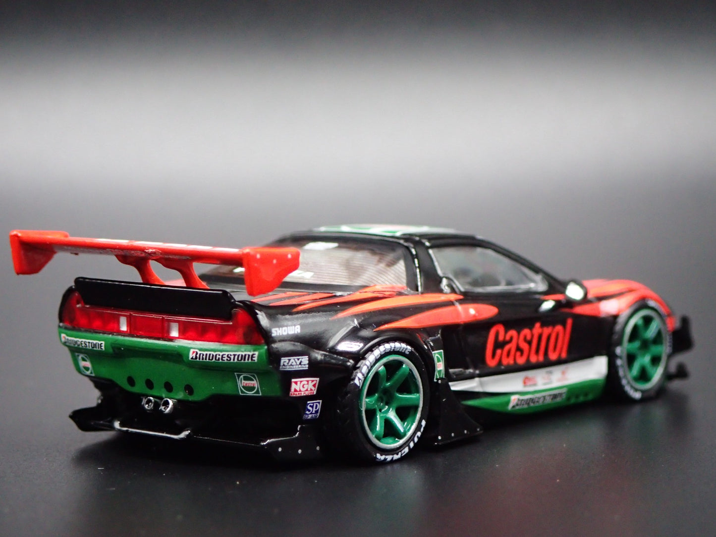 ACURA NSX NA1 ROCKET BUNNY V2 AERO CASTROL RARE 1:64 SCALE DIECAST MODEL CAR