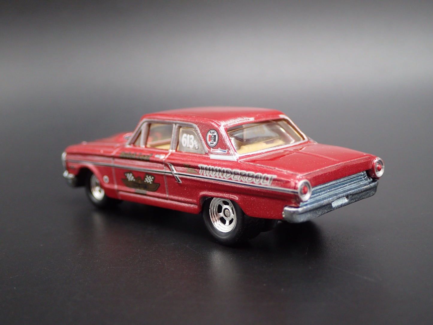 1964 64 FORD THUNDERBOLT RED 1:64 SCALE COLLECTIBLE DIORAMA DIECAST MODEL CAR