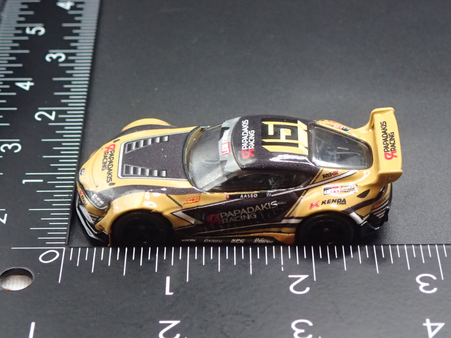 2019-2026 TOYOTA GR SUPRA PAPADAKIS RACING 1/64 SCALE DIORAMA DIECAST MODEL CAR