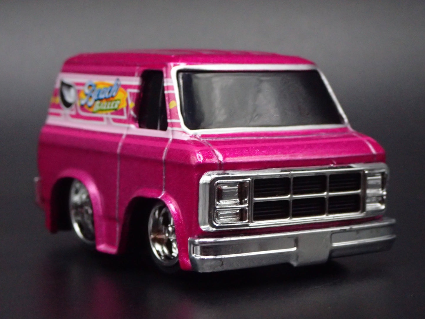 1979 79 GMC VANDURA PANEL VAN CAR TUNED PINK 1/64 SCALE DIECAST MODEL CAR