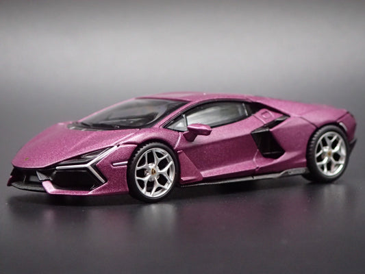 2024-2026 LAMBORGHINI REVUELTO SUPER CAR PURPLE 1:64 SCALE DIECAST MODEL CAR
