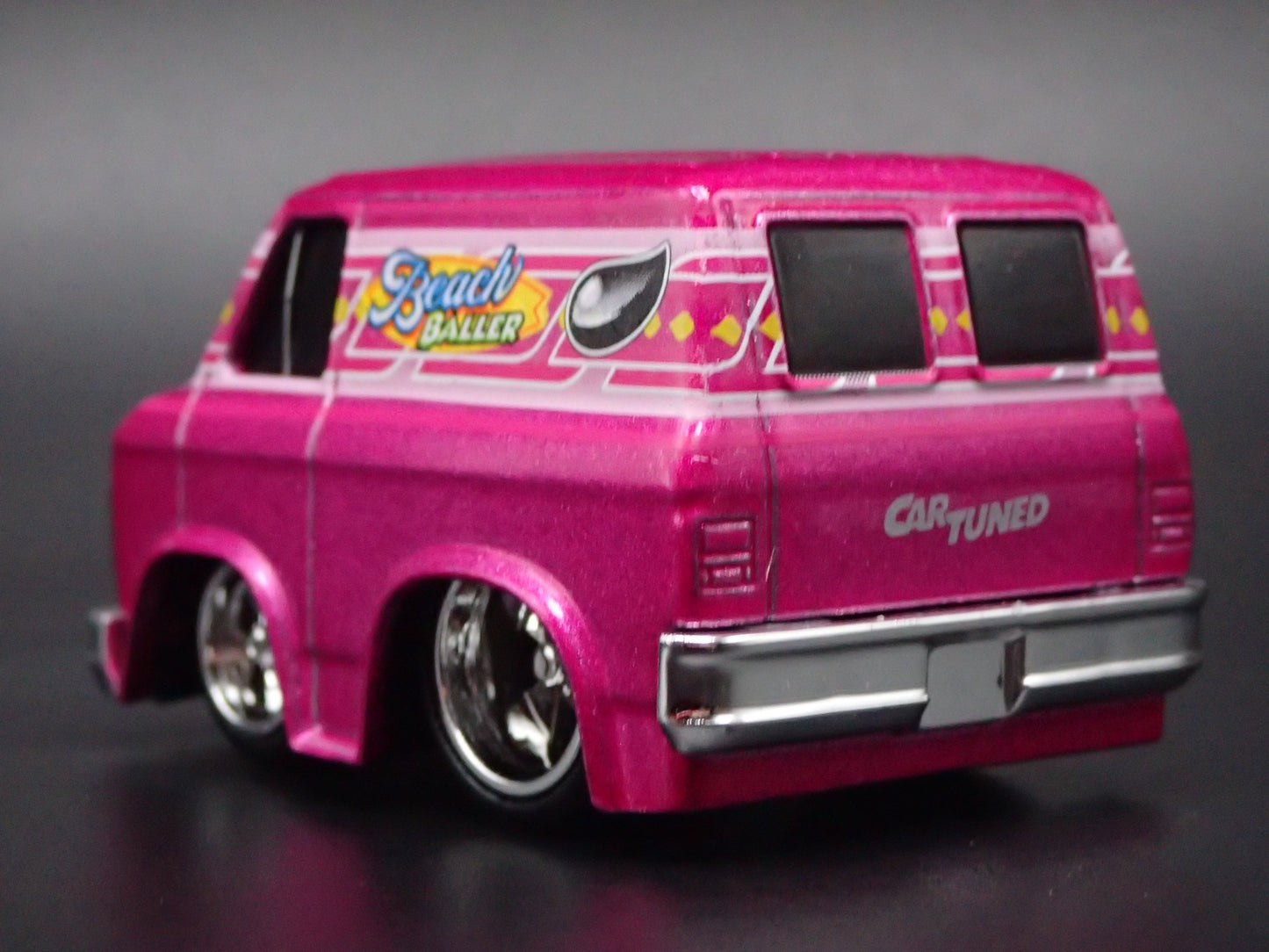 1979 79 GMC VANDURA PANEL VAN CAR TUNED PINK 1/64 SCALE DIECAST MODEL CAR