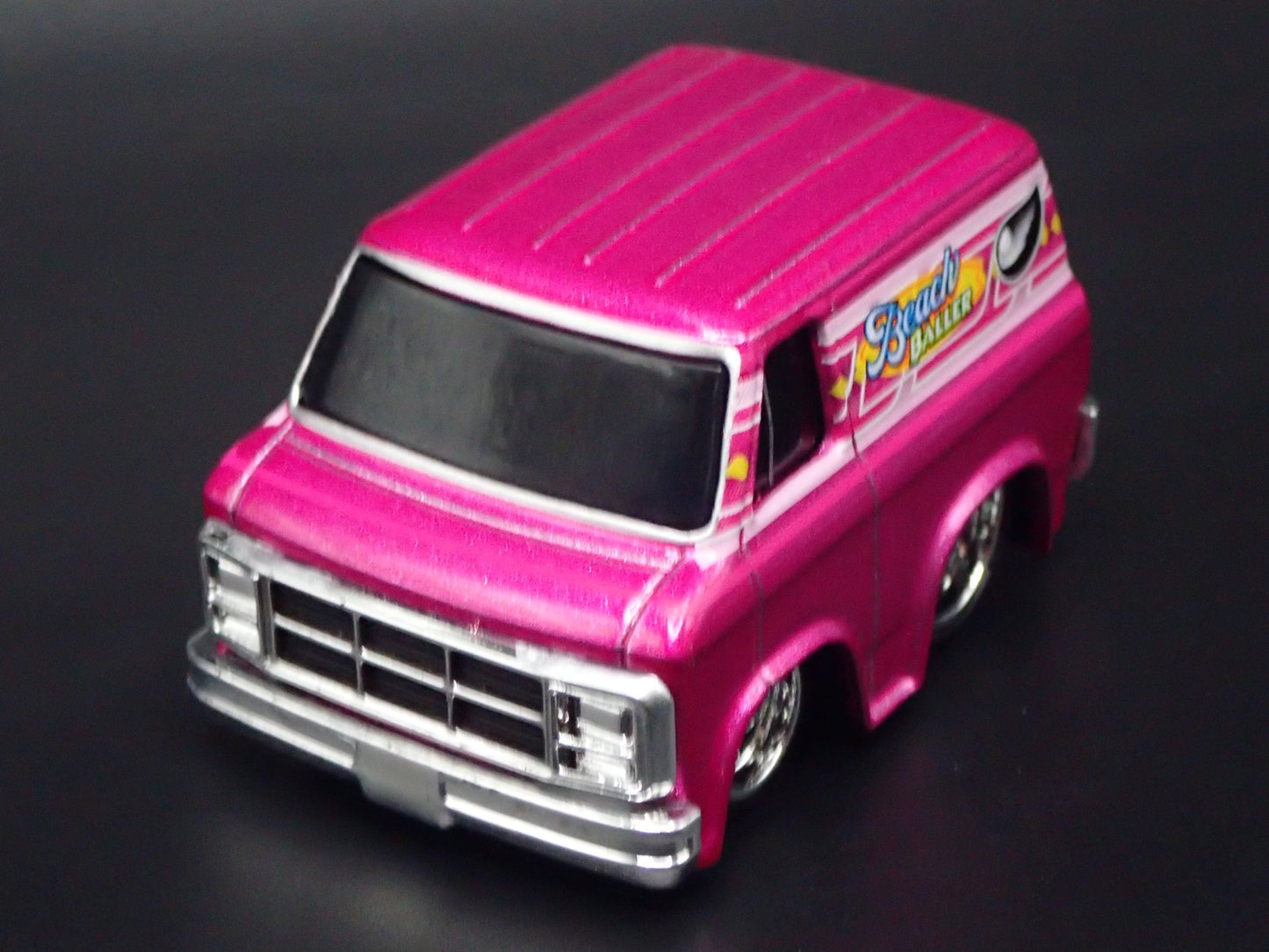 1979 79 GMC VANDURA PANEL VAN CAR TUNED PINK 1/64 SCALE DIECAST MODEL CAR