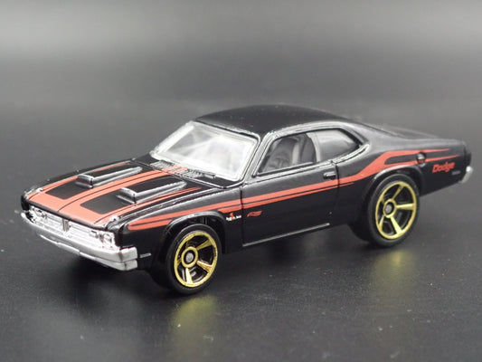 1971 71 DODGE DEMON BLACK 1/64 SCALE COLLECTIBLE DIORAMA DIECAST MODEL CAR
