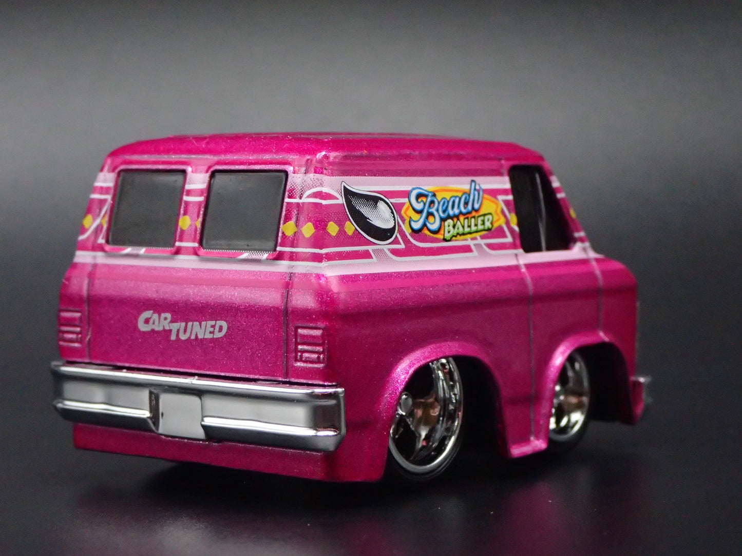 1979 79 GMC VANDURA PANEL VAN CAR TUNED PINK 1/64 SCALE DIECAST MODEL CAR
