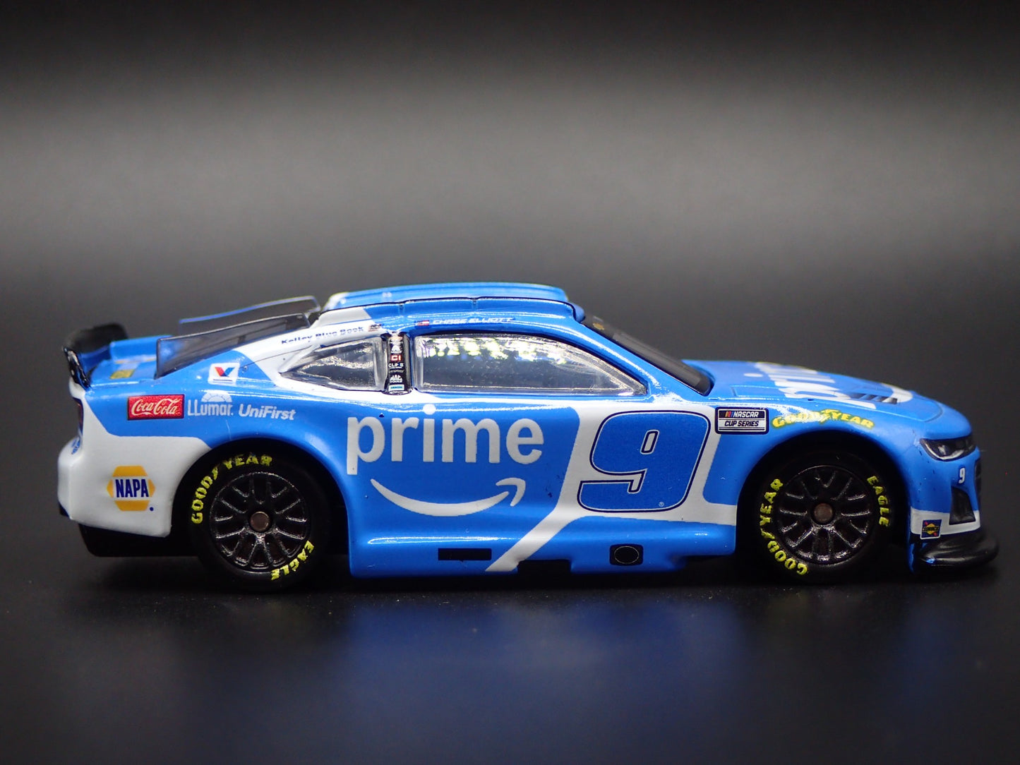 2025 CHEVY CHEVROLET 9 CHASE ELLIOTT AMAZON PRIME NASCAR 1:64 DIECAST MODEL CAR