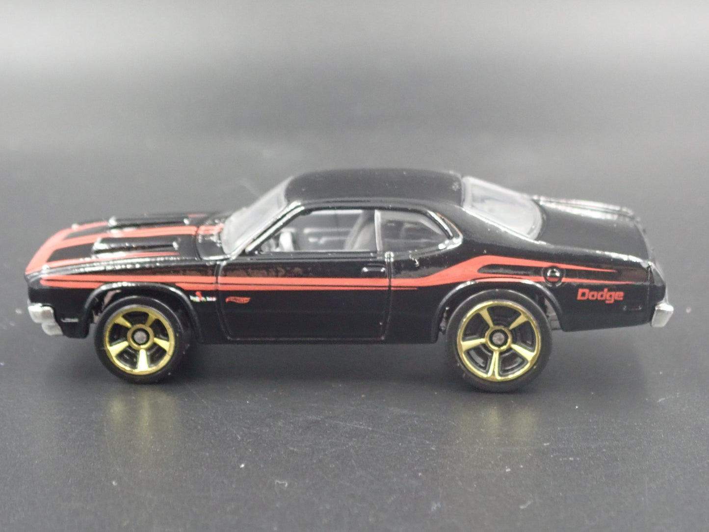 1971 71 DODGE DEMON BLACK 1/64 SCALE COLLECTIBLE DIORAMA DIECAST MODEL CAR