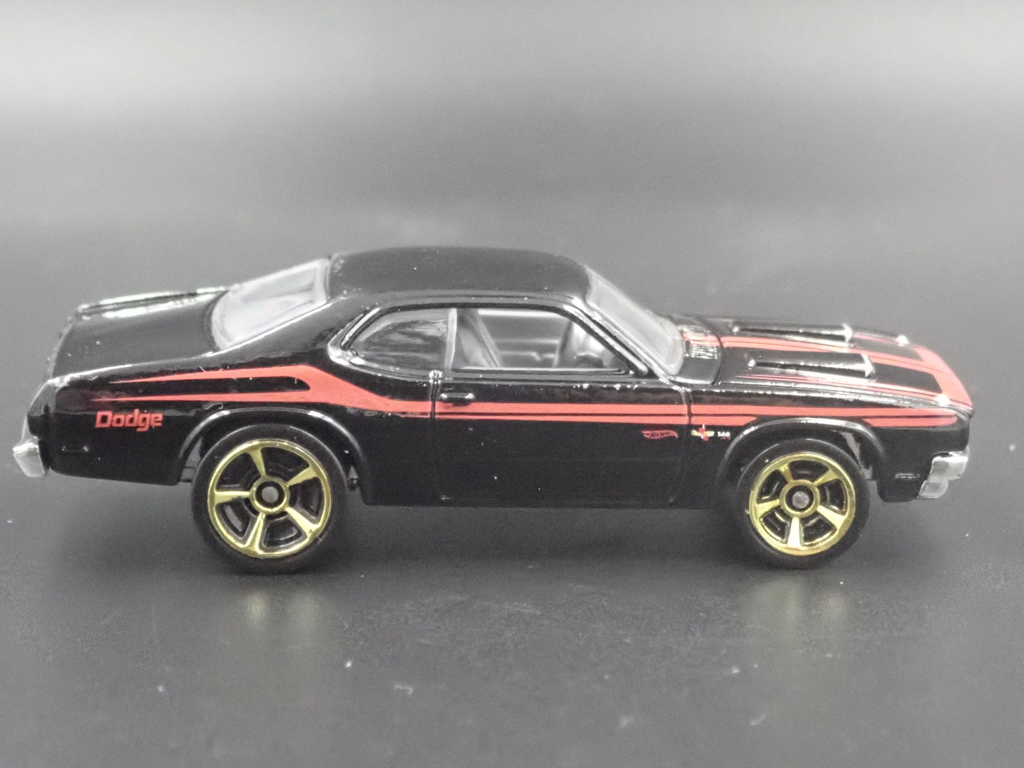 1971 71 DODGE DEMON BLACK 1/64 SCALE COLLECTIBLE DIORAMA DIECAST MODEL CAR