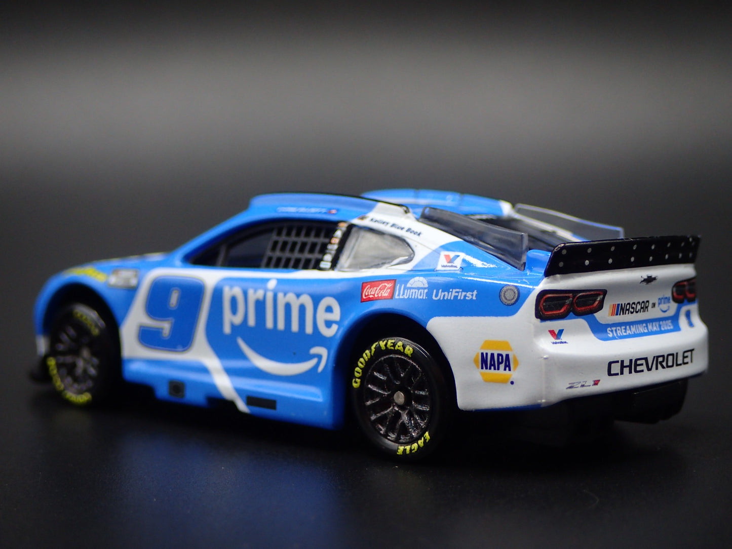 2025 CHEVY CHEVROLET 9 CHASE ELLIOTT AMAZON PRIME NASCAR 1:64 DIECAST MODEL CAR