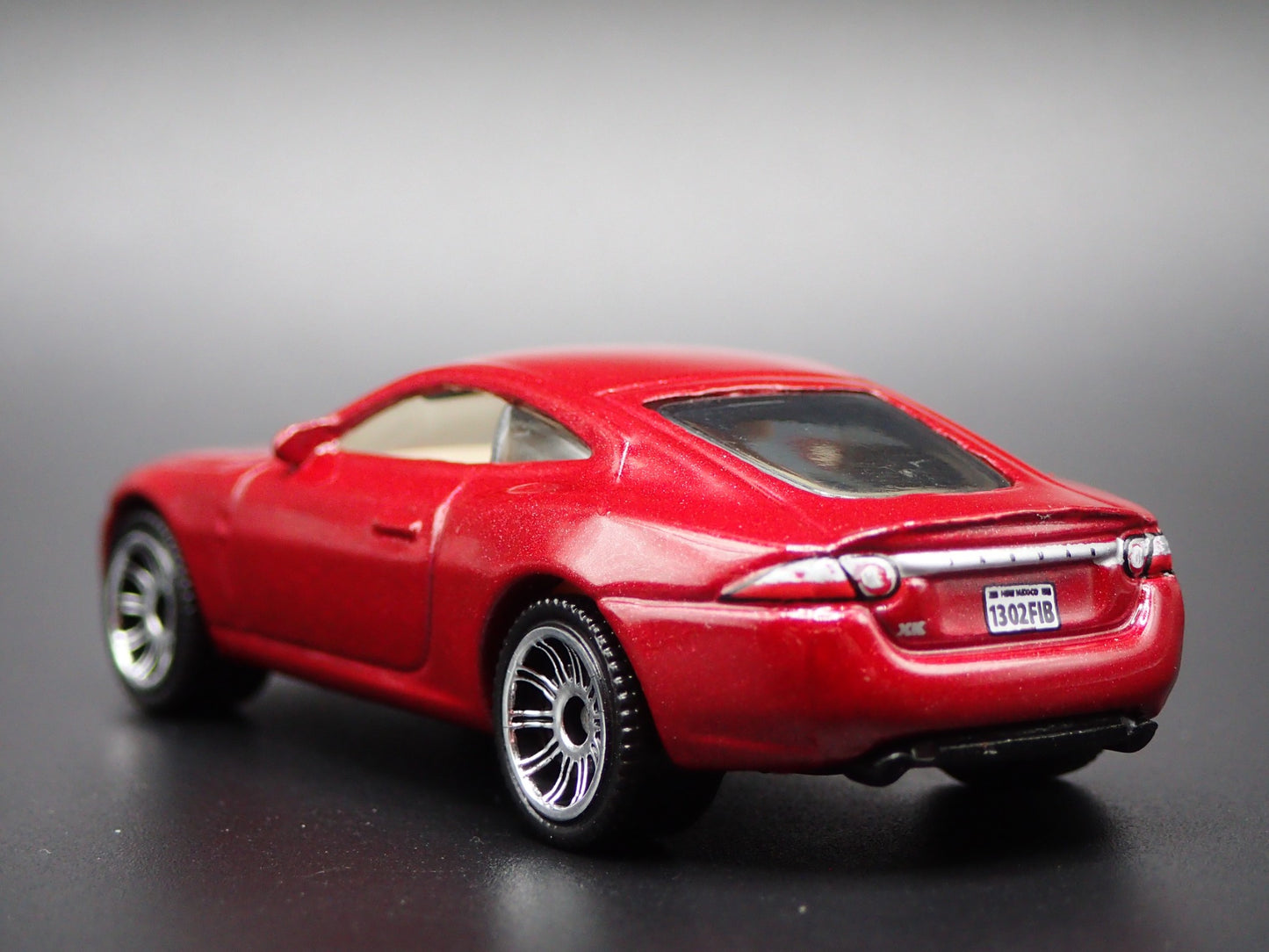 2006-2014 JAGUAR XK BURGUNDY 1/64 SCALE COLLECTIBLE DIORAMA DIECAST MODEL CAR